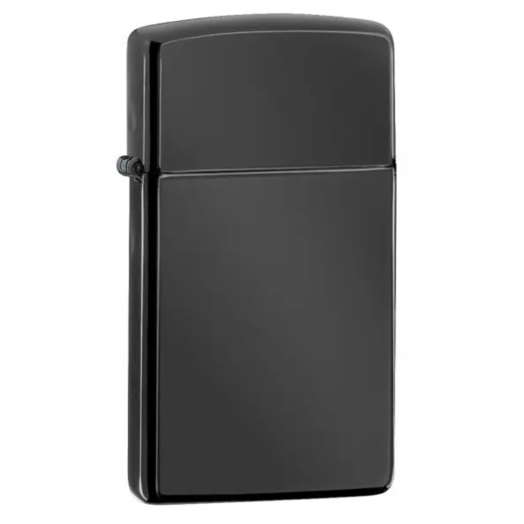 Bật Lửa Zippo Chính Hãng Mỹ Slim High Polish Black Đen Bóng Gương