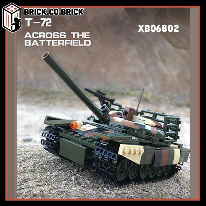 Đồ Chơi Military Moc Army Xếp Hình Xe Tăng Chiến Đấu Quân Sự T72 XB06802