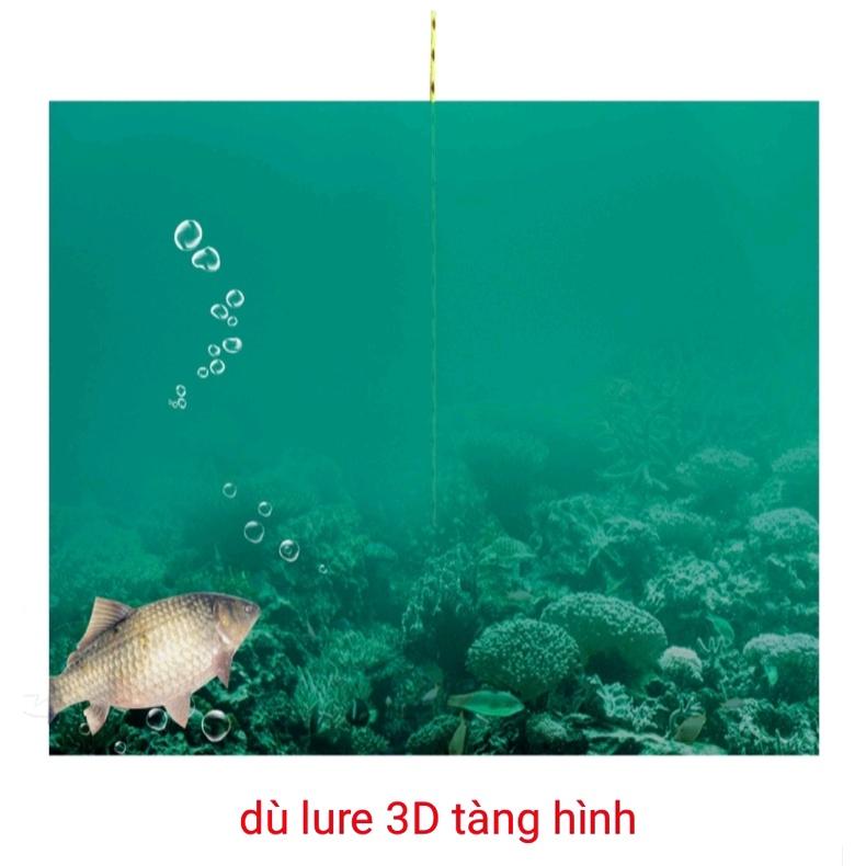 dây dù câu cá dù câu lure 3D tàng hình siêu tải