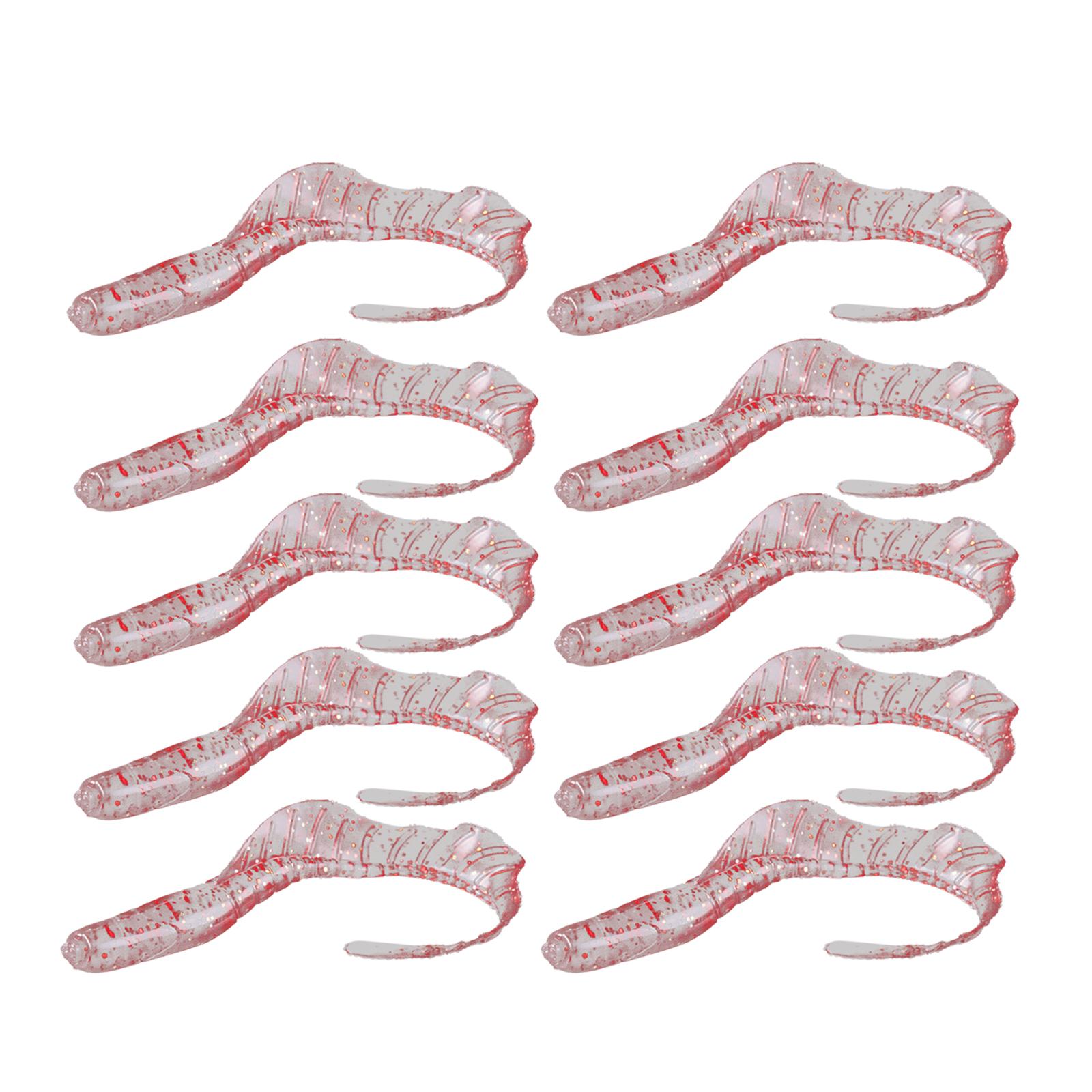 10Pcs Soft Fishing Lures Baits Swimbaits Lures for Fishing Trout