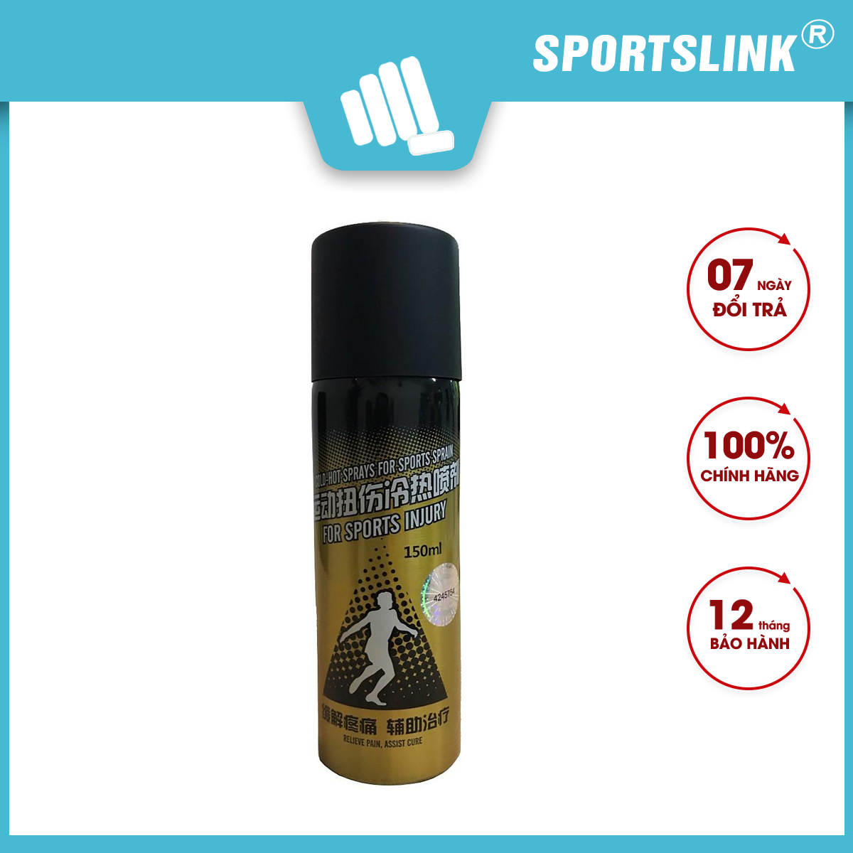 Bình xịt chấn thương Sportslink - Dùng trong thể thao 150ml