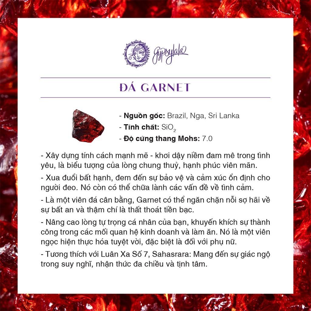 Dây chuyền Hồ Ly Mini Garnet Trơn SP004068 Gypsy.lala
