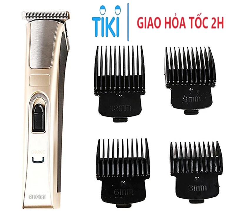 Tông đơ cắt tóc pin sạc hớt tóc cho bé và người lớn kèm phụ kiện