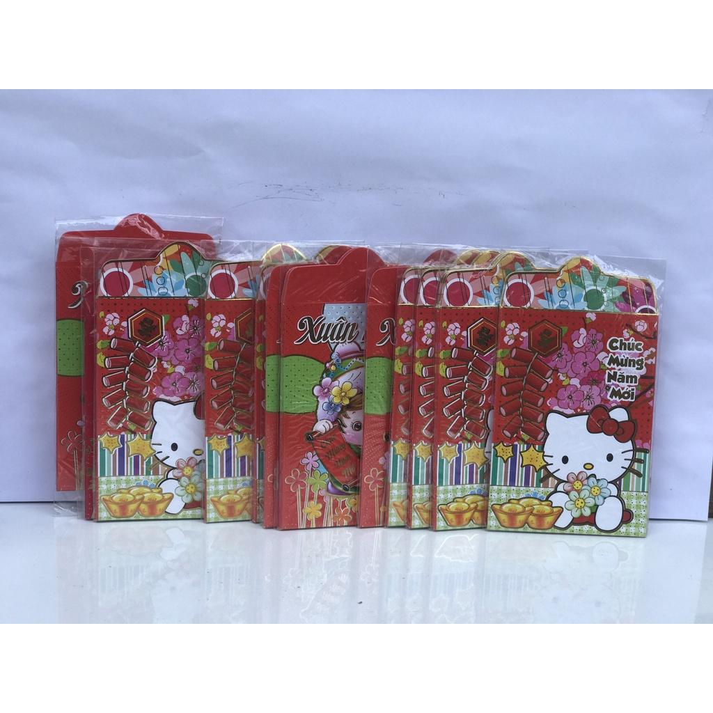 COMBO 6 bao lì xì tết 2020 khổ 8x13cm và 8x17cm Mẫu ngẫu nhiên