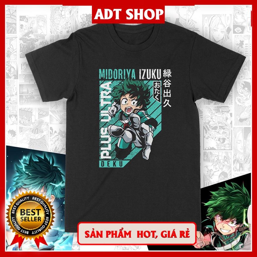 Áo thun Midoriya Izuku - Boku no Hero Academia Manga Anime,màu nam nữ 0045ADT