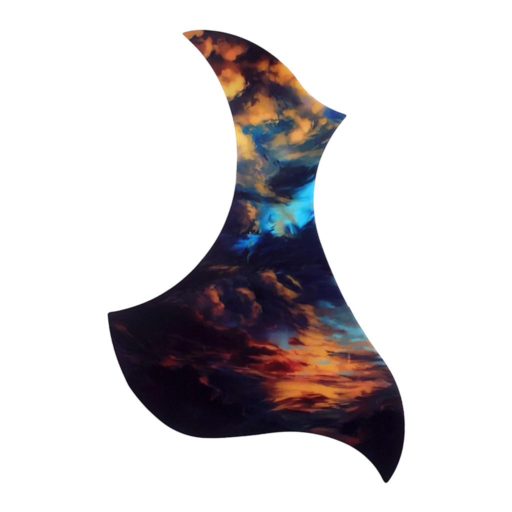 2 Pieces Acoustic Guitar Pickguard Pick Guard Scratch Plate