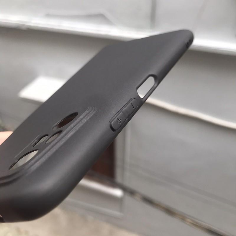 Ốp lưng cho Xiaomi Redmi Note 10 Pro chất liệu silicon dẻo màu đen chống sốc cao cấp