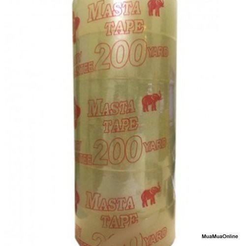 Cây 6 Cuộn Băng Keo Trong 200 Yard Loại 2kg