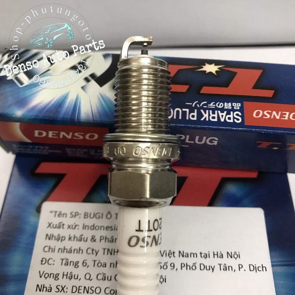 Bugi Denso Titanium chân dài mã KH20TT cho xe ôtô Innova-Fortuner-Hilux