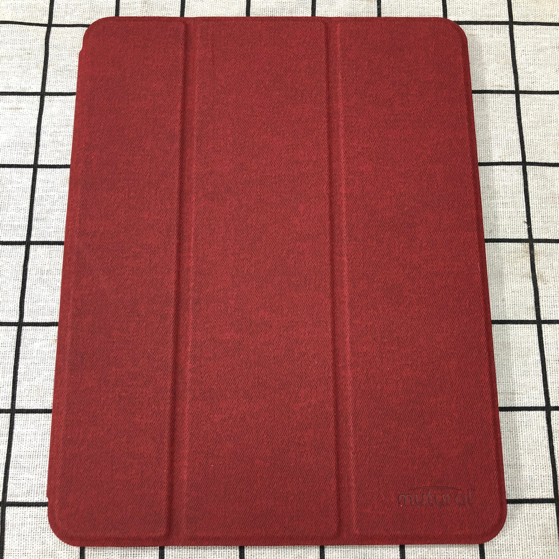 Bao da chính hãng Mutural cao cấp cho iPad Pro 12.9 2020 có khay đựng bút - Đỏ