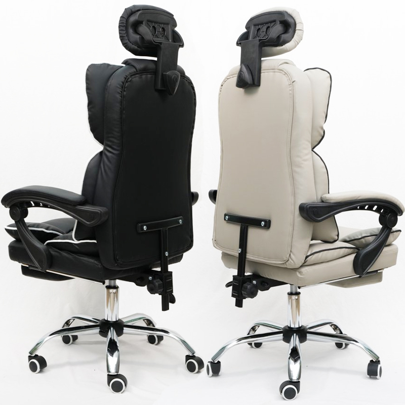 Ghế làm việc tại nhà cao cấp Ghế xoay giám đốc có gác chân thư giãn nhập khẩu CR4105-P Relaxing Office Chair