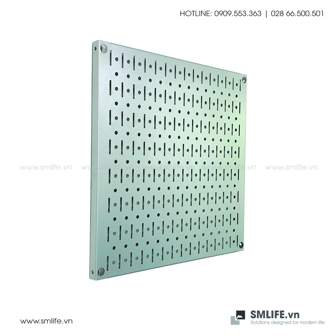 Bảng treo dụng cụ Pegboard vuông 40×40 – Mạ kẽm