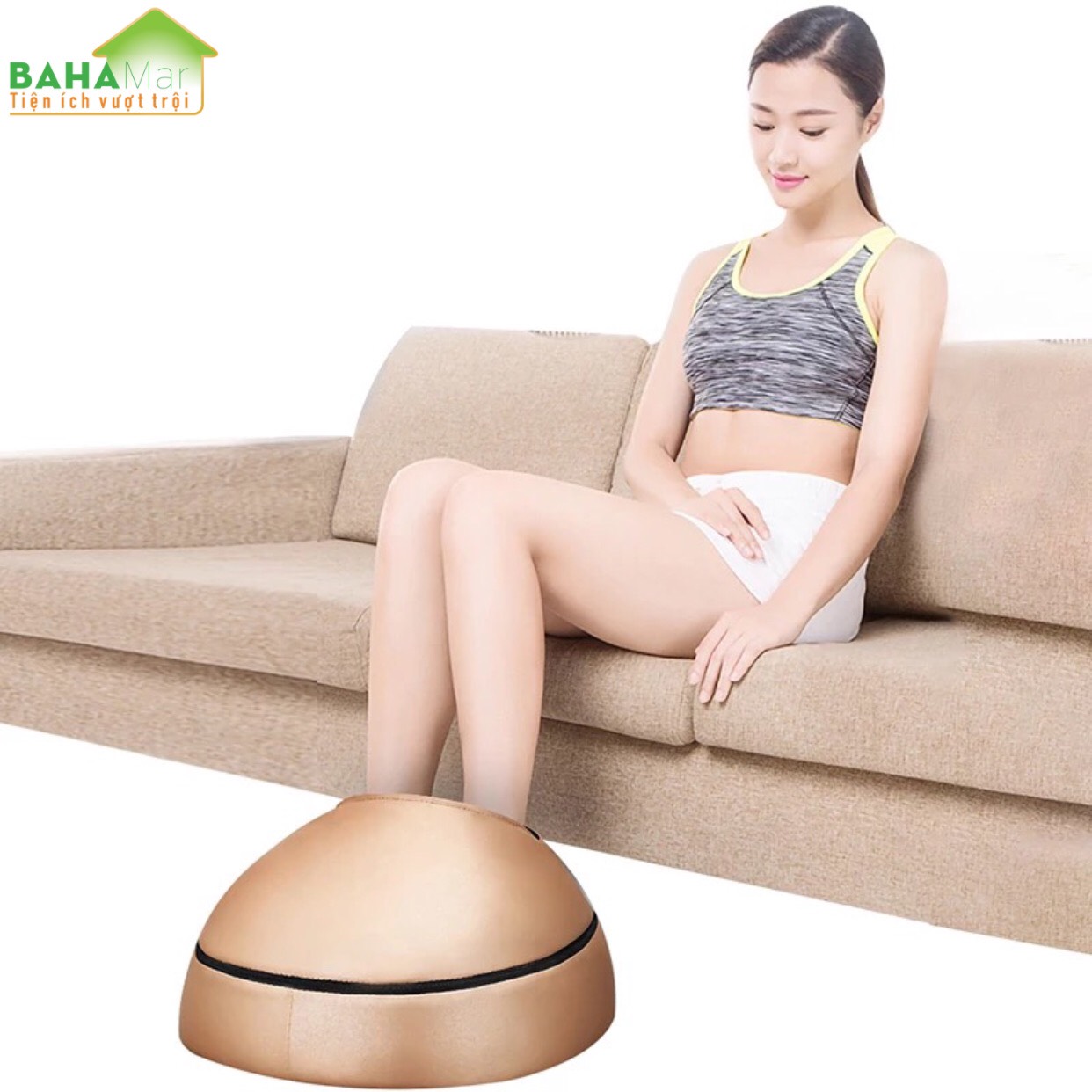 MÁY MÁT XA CHÂN VÀ LƯNG VỚI NHIỆT HỒNG NGOẠI BAHAMAR giảm đau giảm nhức mỏi cơ thể và thư giãn thoải mái với nhiệt hồng ngoại