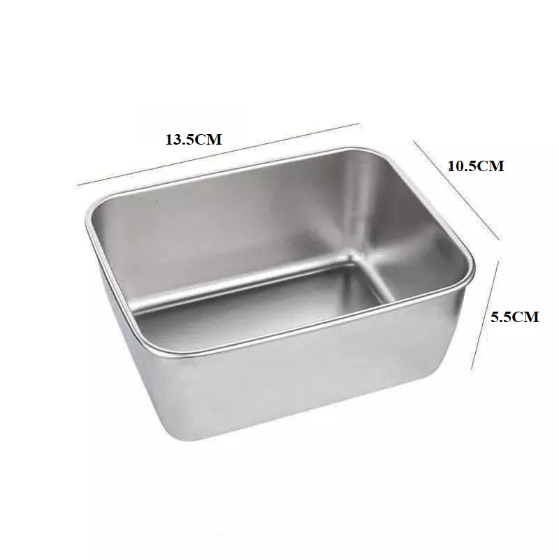 Hộp Inox nắp nhựa đựng bảo quản thực phẩm đa dụng