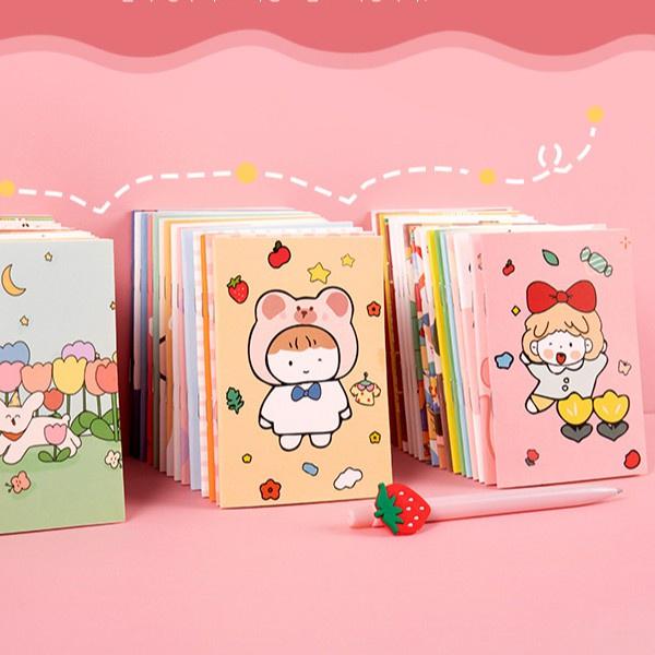 Sổ Tay mini Cute 32 Trang Dễ Thương Bỏ Túi Tiện Lợi, nguồn hàng buôn sỉ - VPP THIÊN ÁI