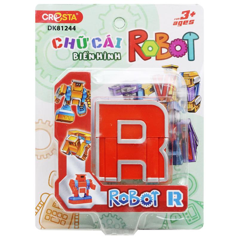 Đồ Chơi Lắp Ráp Biến Hình Robot Chữ Cái R - Cresta DK81244