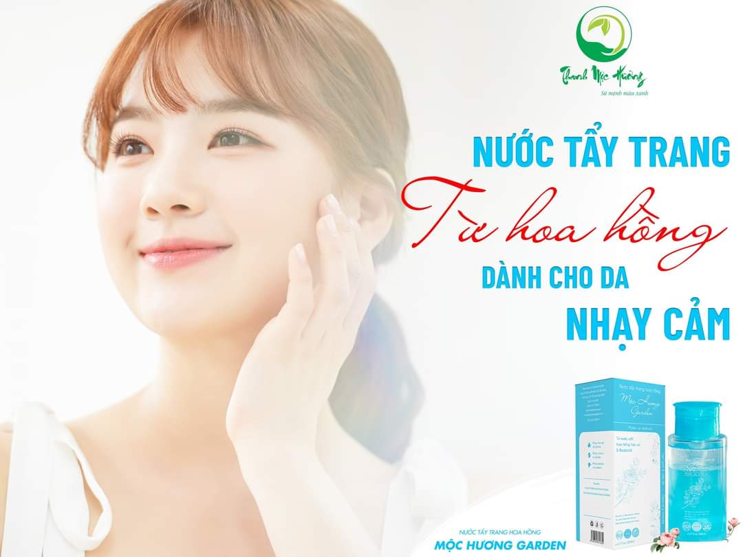 Bộ sản phẩm làm sạch sâu nước tẩy trang &amp; sữa rửa mặt dược liệu Thanh Mộc Hương chính hãng