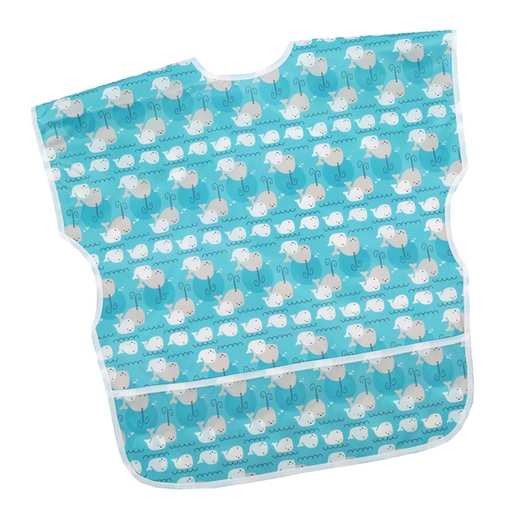 Sleevless Drooling Teething Waterproof Bib for Baby Toddlers