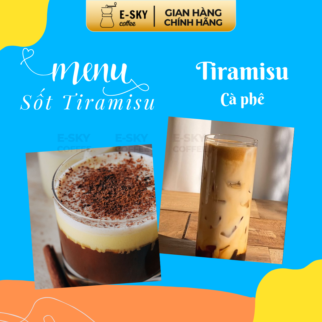 Sốt Tiramisu Pomona Tiramisu Sauce Nguyên Liệu Pha Chế Cà Phê Trà Sữa Hàn Quốc Chai 1.9kg