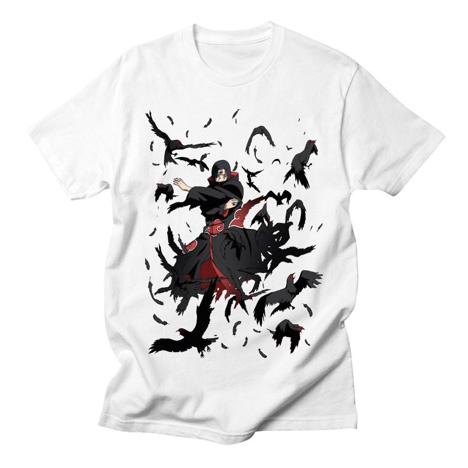 Áo thun Naruto Itachi Anime thời trang Sáng tạo