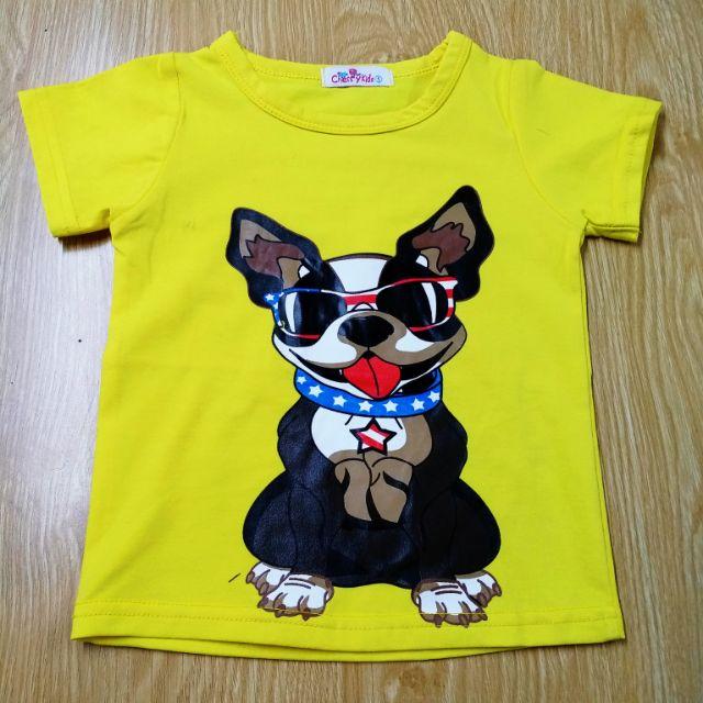 Áo nhóm.gia đinh hình chú chó cưng