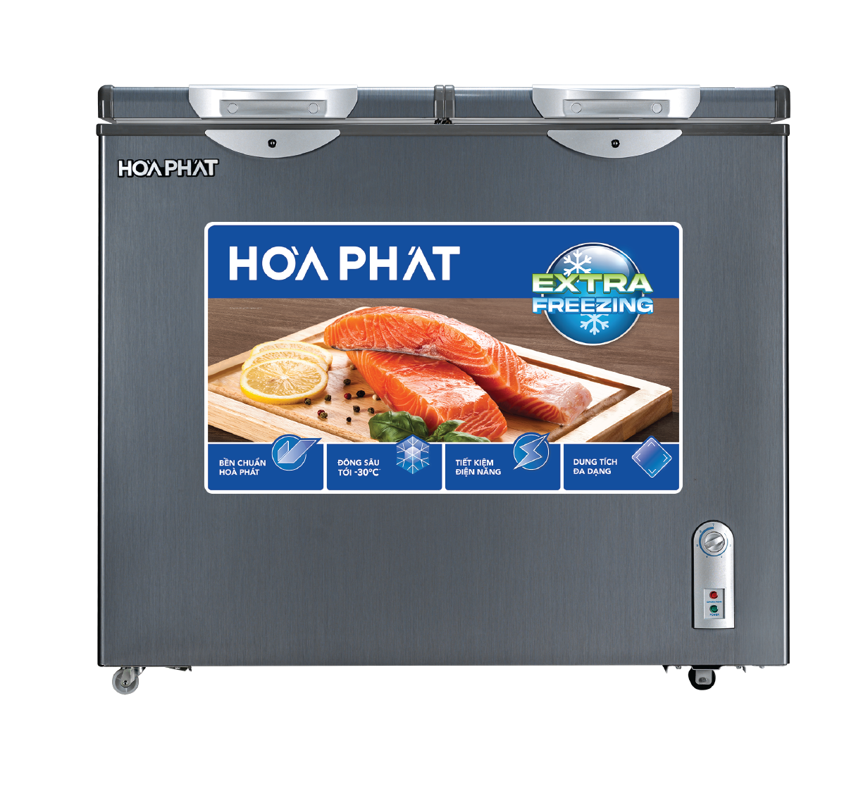 Tủ đông Hòa Phát 2 ngăn 2 cánh HCF 506S2Đ2SH - Hàng chính hãng (CHỈ GIAO HCM)