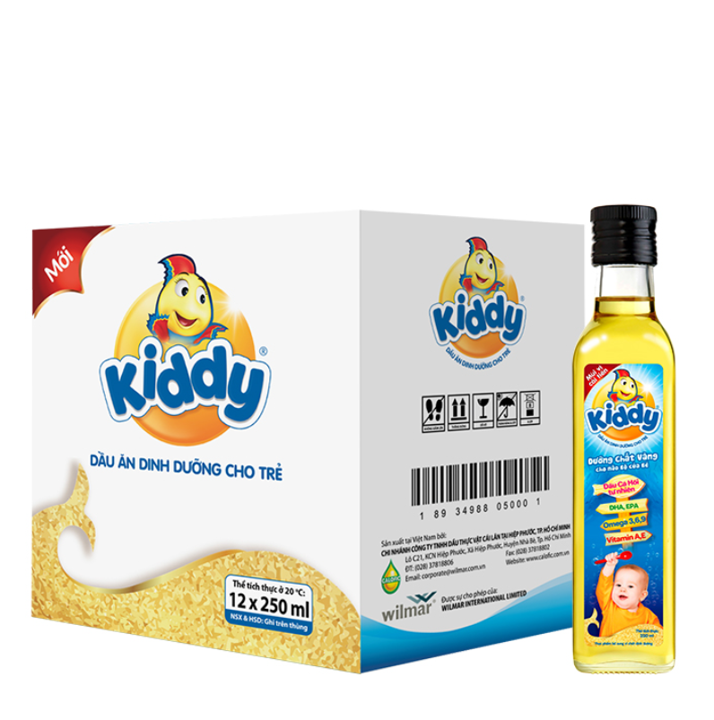 Dầu Ăn Dinh Dưỡng Kiddy 250ml