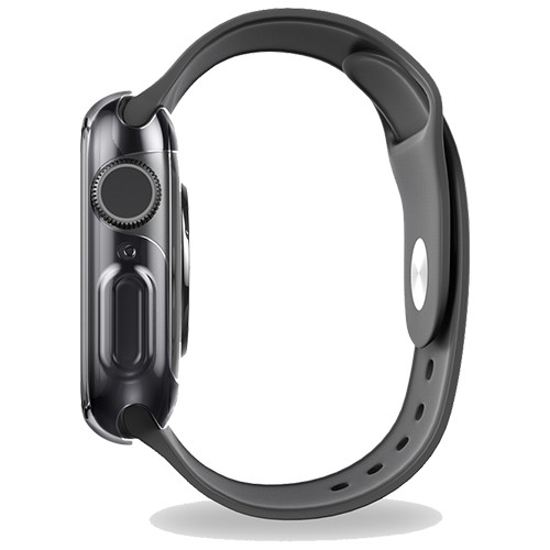 Ốp Case và Kính Cường Lực Trong Suốt Garde Hybrid cho Apple Watch Size 40/ 44mm_ Hàng Chính Hãng