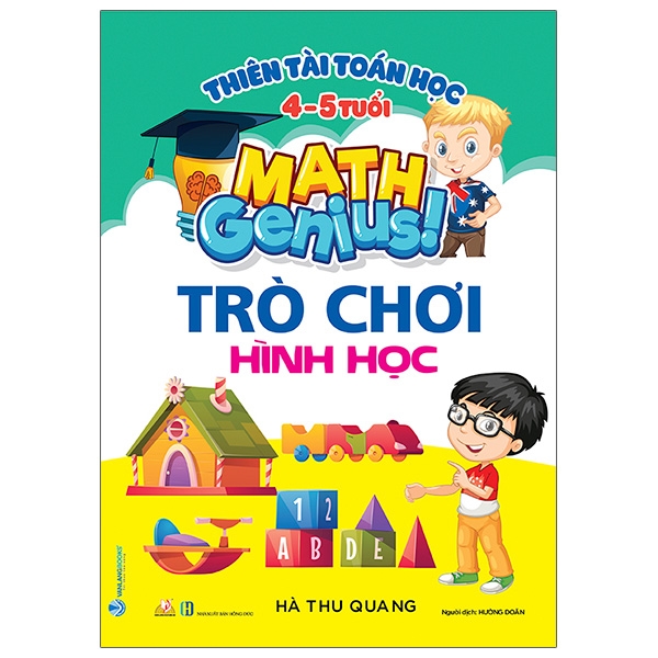Combo Thiên Tài Toán Học Dành Cho Trẻ 4-5 Tuổi - 4 Cuốn - Hà Thu Quang - Vanlangbooks