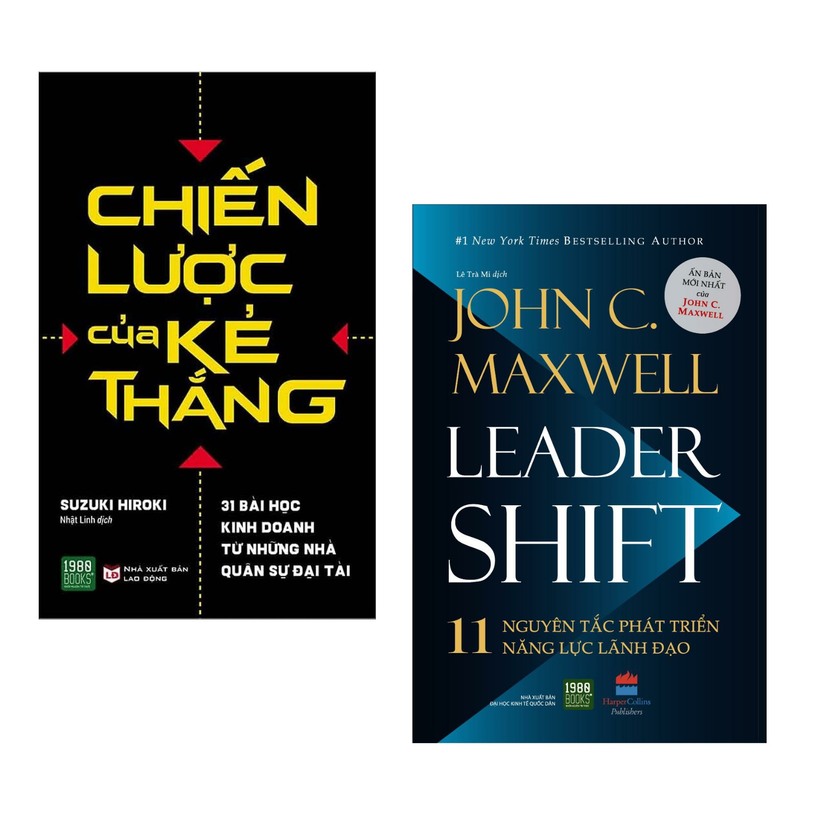 Combo sách quản trị, lãnh đạo: Chiến Lược Của Kẻ Thắng + 11 Nguyên Tắc Phát Triển Năng Lực Lãnh Đạo