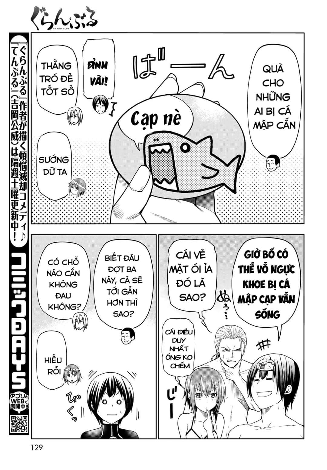 cô gái thích lặn - grand blue chapter 81 36