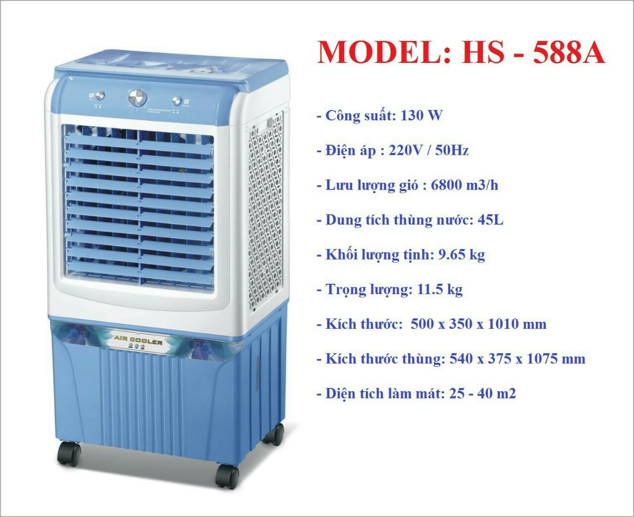 QUẠT ĐIỀU HOÀ HƠI NƯỚC HS-35A Giá Tốt