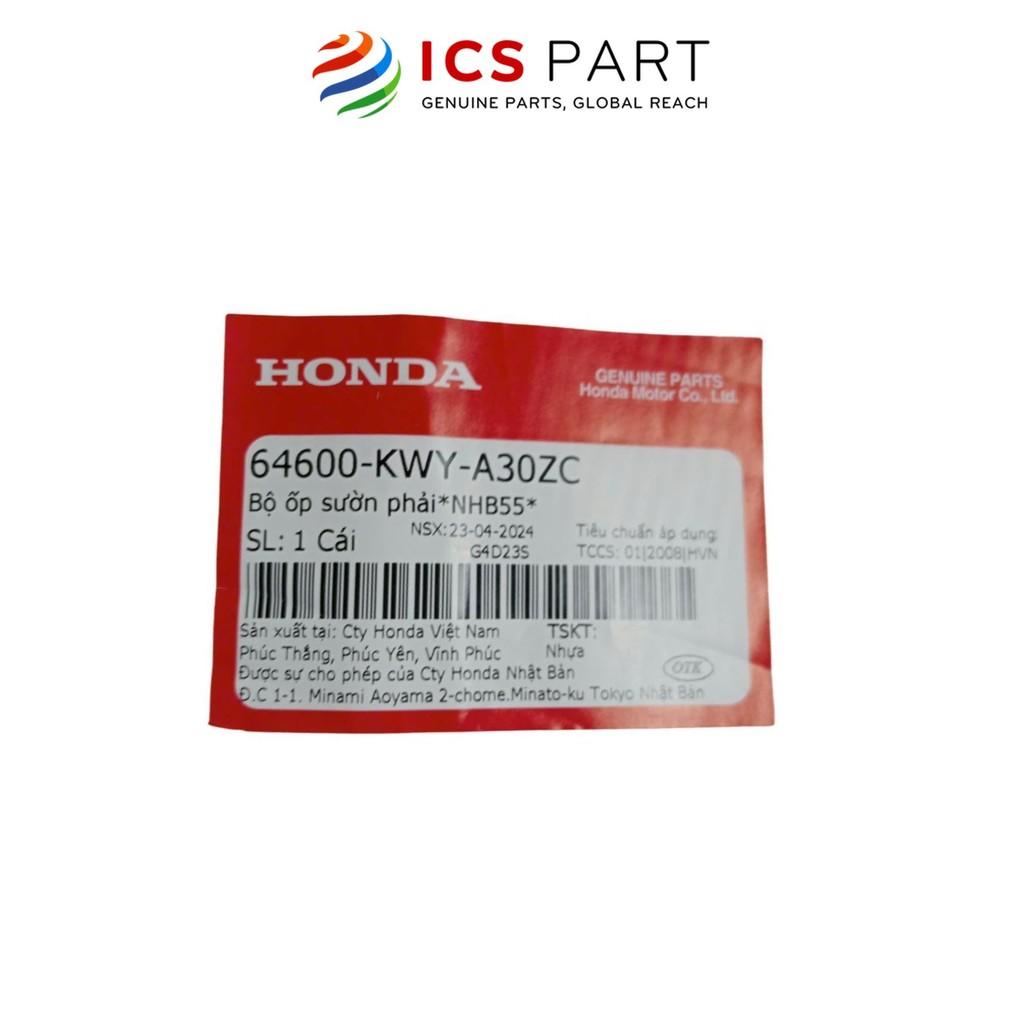 Sườn Phải HONDA Wave 100 (Alpha A) Trắng Xanh Nhb55 (Có Tem) (64600KWYA30ZC)