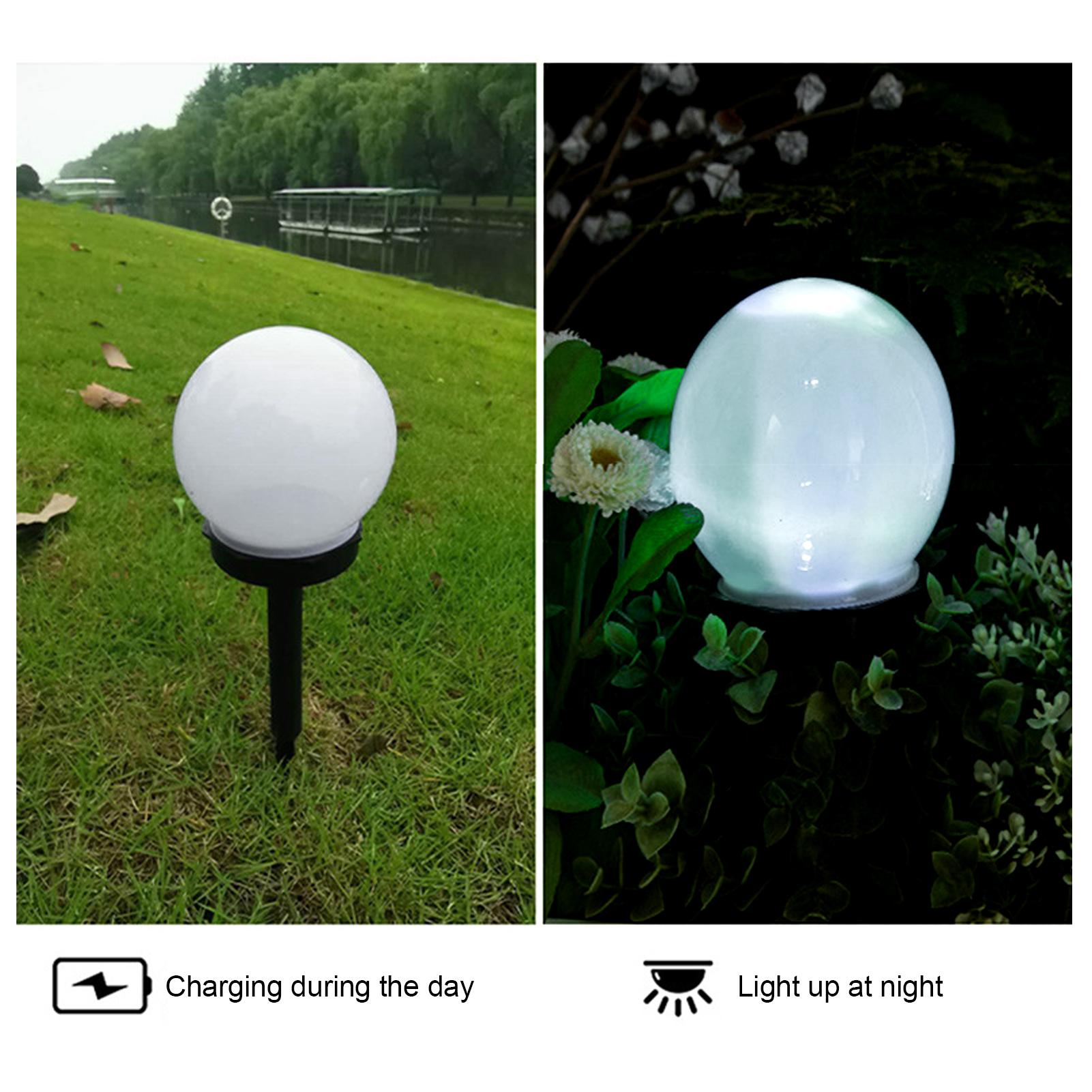 2 Bóng đèn LED năng lượng mặt trời, cảm ứng chuyển động, chống nước, cắm ngoài sân vườn