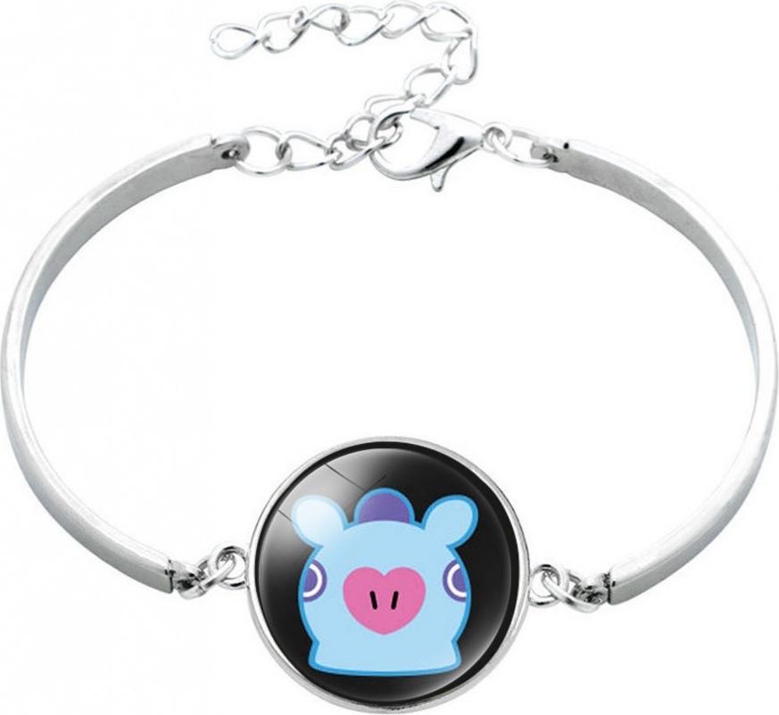 Lắc tay kiềng mặt Chibi MANG BT21 BTS