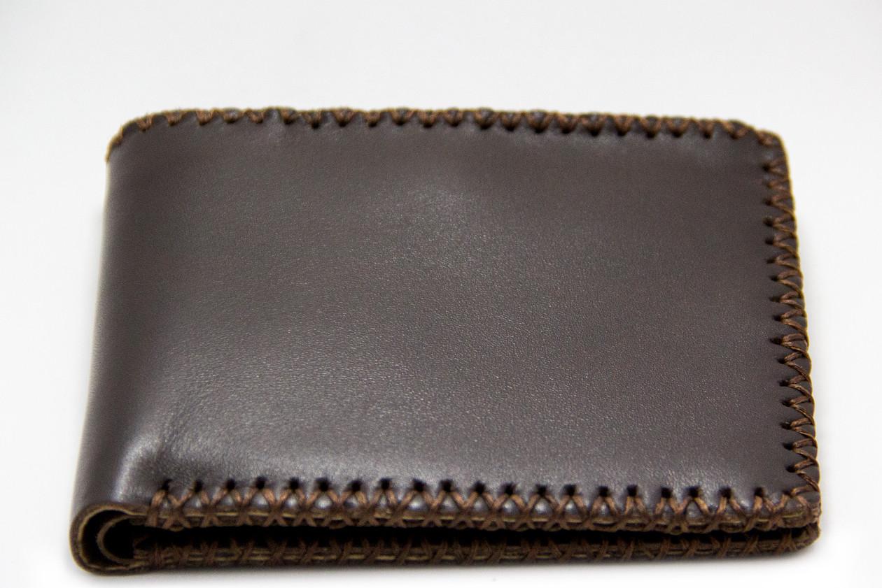 Ví Da Bò Cao Cấp Nam Dòng Sản Phẩm Handmade Màu nâu nguyên bản BA0006