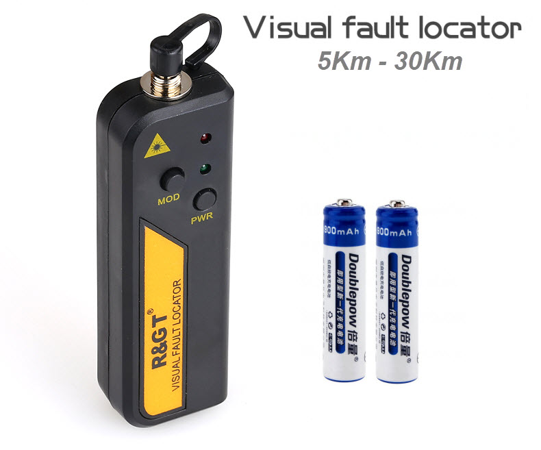 (Kèm 02 Pin Sạc) Bút Dò Lỗi Sợi Quang FTTH RGT TM-18 Công Suất 1/10/20/30mW Tia Laser Đỏ Cho Phép Đo Các Khoảng Cách Từ 5-10-20-30KM - Hàng Chính Hãng