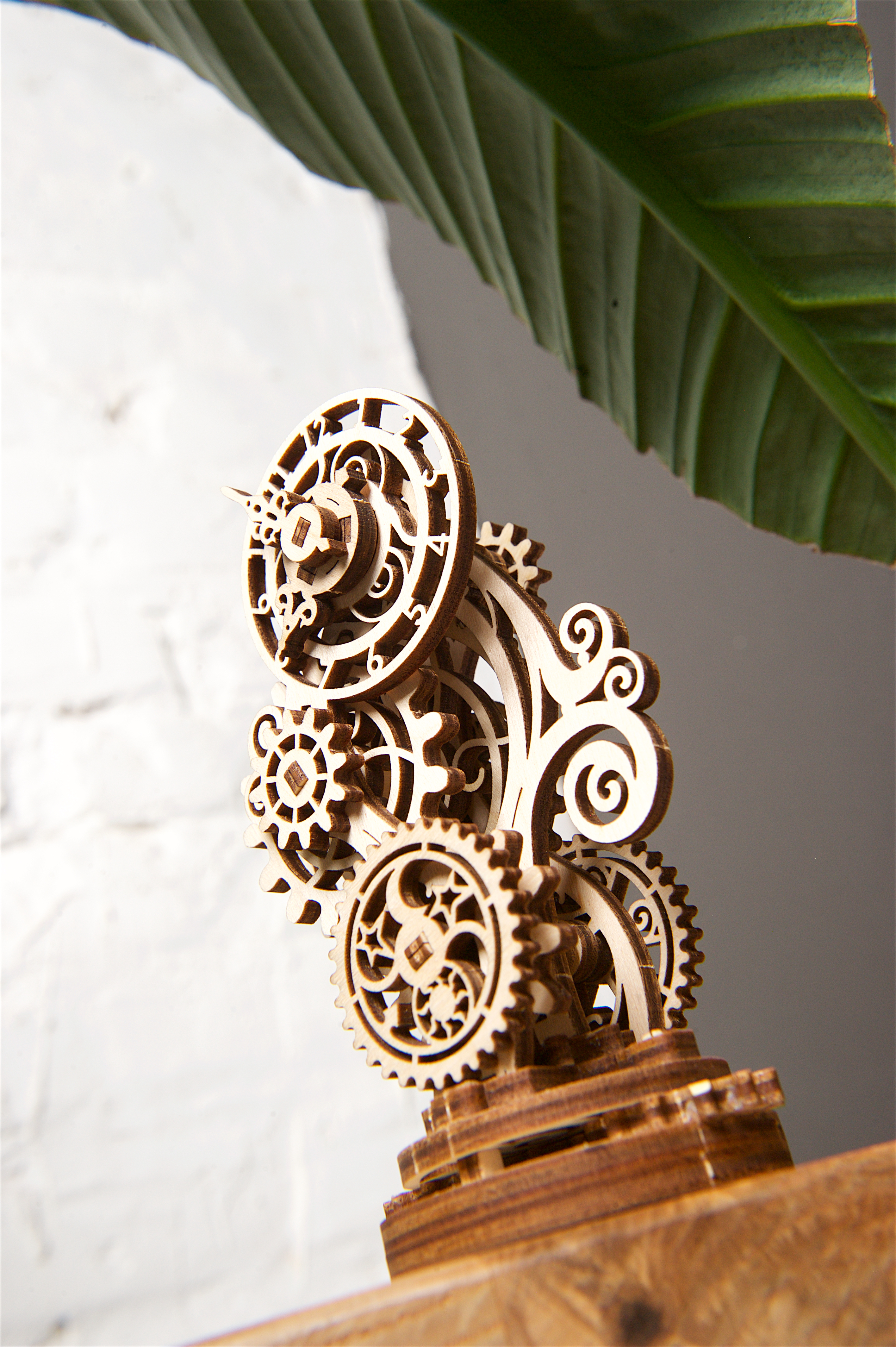 Mô hình cơ khí - Ugears Steampunk Clock - Đồng hồ Steam, Hàng chính hãng UGEARS, nhập khâu nguyên bộ từ EU, mô hình lắp ráp 3D, DYI