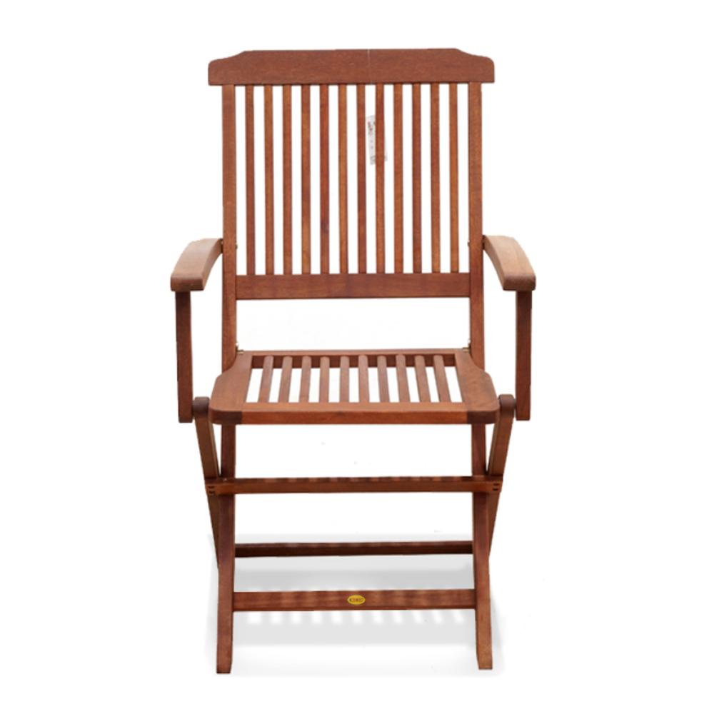 Ghế Xếp Pongkar Có Tay IBIE NC2003 - Nâu