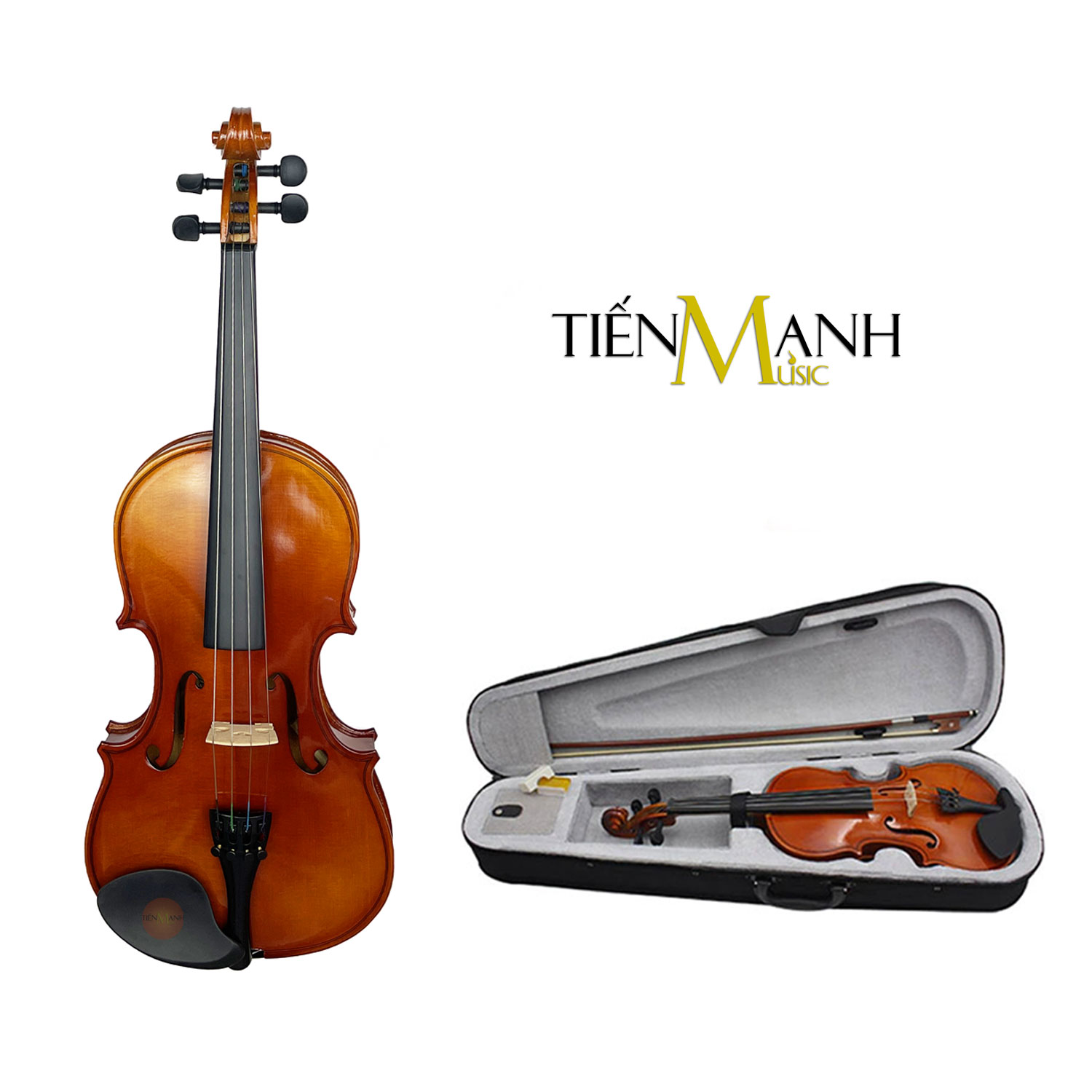 [Gỗ Tấm, Tặng Sticker] Đàn Violin Omebo RV205 Size 4/4, 3/4, 1/2, 1/4, 1/8, 1/10, 1/16 - Vĩ Cầm RV-205 Violon Hàng Chính Hãng - Kèm Móng Gẩy DreamMaker