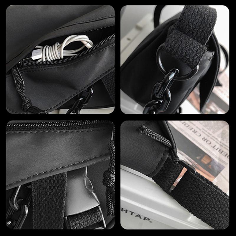 Thiết Kế Thời Trang Nữ Túi Đeo Vai Nhỏ Nylon Mềm Đeo Chéo Túi Đa Chức Năng Đơn Giản Đơn Cầm Tay Đeo Vai Cho Nữ XA715M
