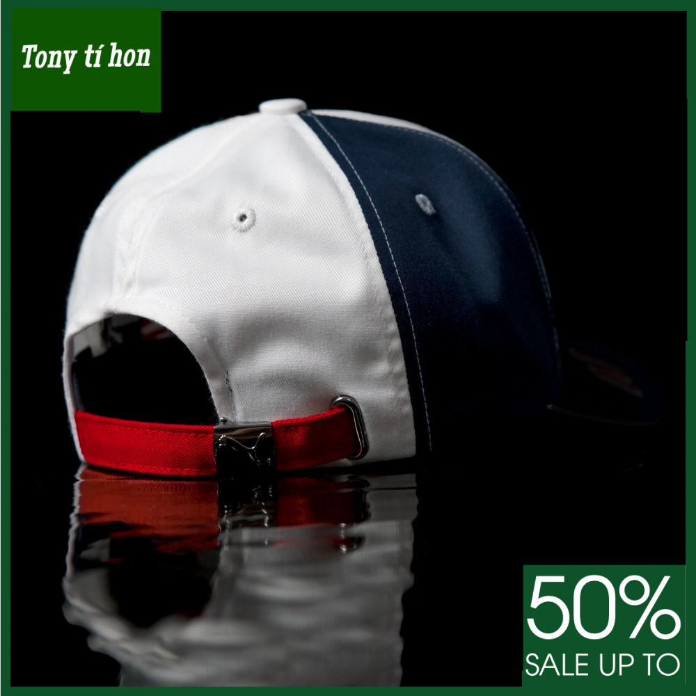 Tony tí hon - Mũ/nón kết lưỡi trai Snapback PM racing 10 thêu báo sư tử bên phối màu xanh - đỏ - trắng thời trang nam nữ cao cấp - màu xanh đen