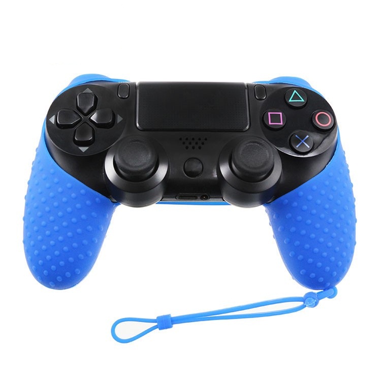 bọc silicon tay ps4 kèm 2 bọc núm analog tay cầm Ps4 giao mầu ngẫu nhiên