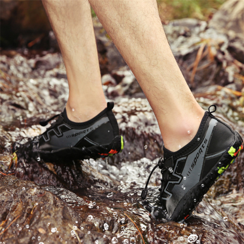 Couple's outdoor sports river upstream shoes quick-drying beach wading shoes