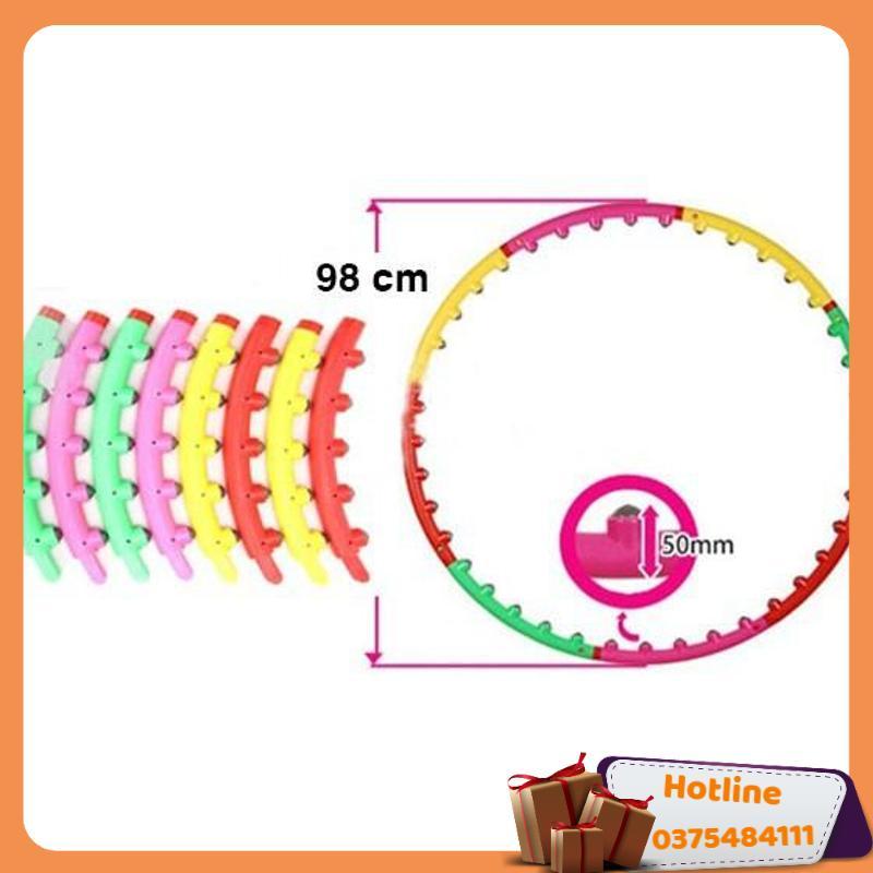 Vòng Lắc Giảm Eo Massage Hula Hoop Hàn Quốc - Hàng Loại 1