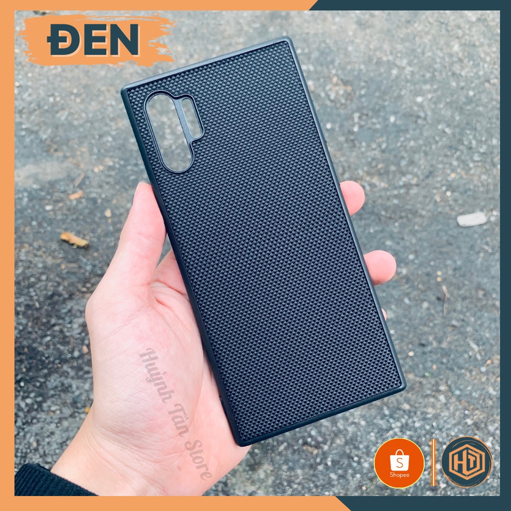 Ốp lưng note 10 plus vân VẢI NYLON nhiều màu chống bám vân tay bảo vệ camera phụ kiện huỳnh tân store
