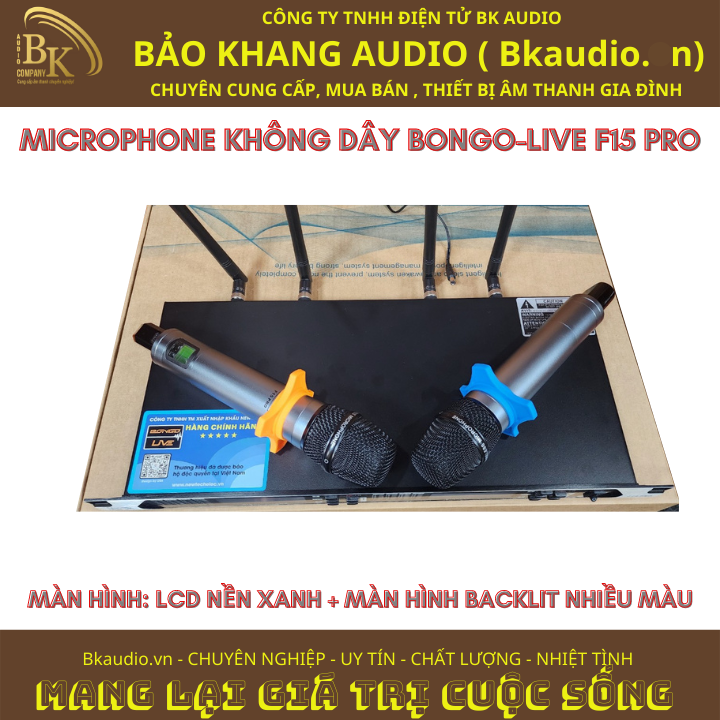 Micro không dây cầm tay thế hệ mới thương hiệu USA với khả năng hút âm cực mạnh kết hợp công nghệ chống hú giúp người hát không cảm thấy mệt.