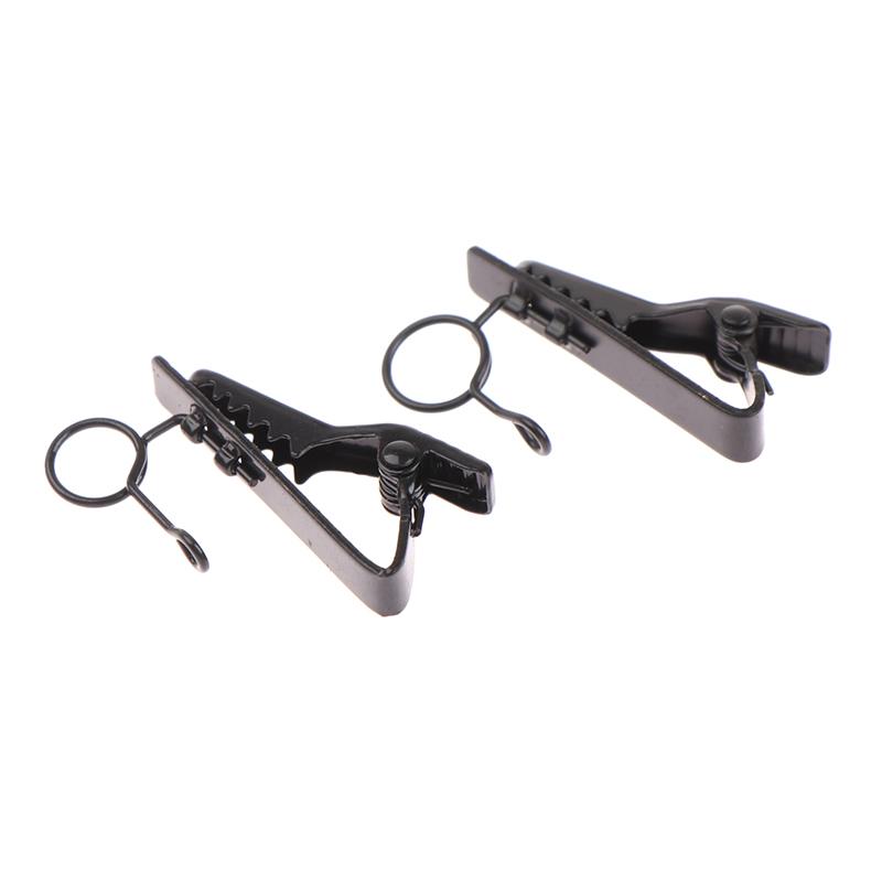 1PC micrô đen clip clip clip mic ve áo micrô clip micro phụ kiện