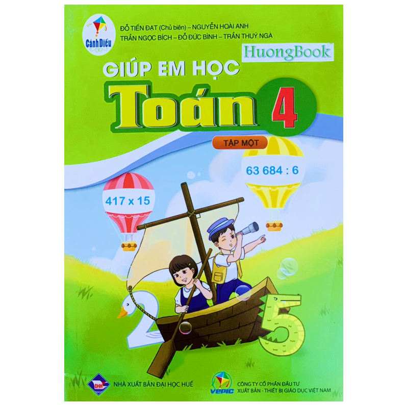 Sách - Combo Giúp em học toán 4 - tập 1 + 2
