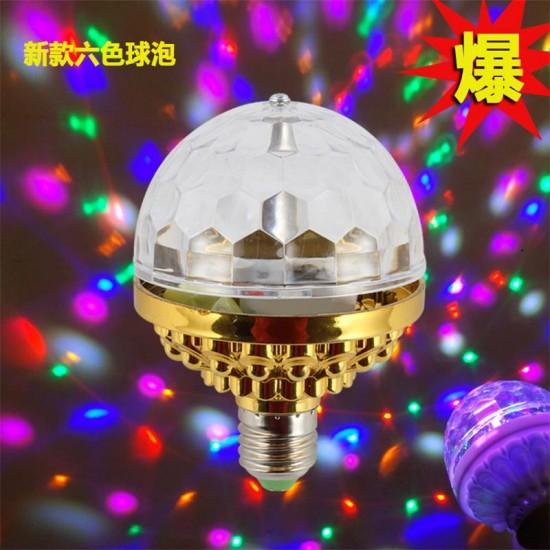 Bóng Đèn Led Vũ Trường Loại Tròn Xoay 7 Màu Rotating Lamp